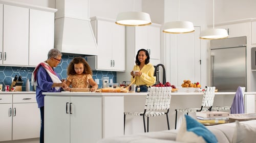 Interior of a new construction home in Retreat at Sugar Farms by Pulte Homes