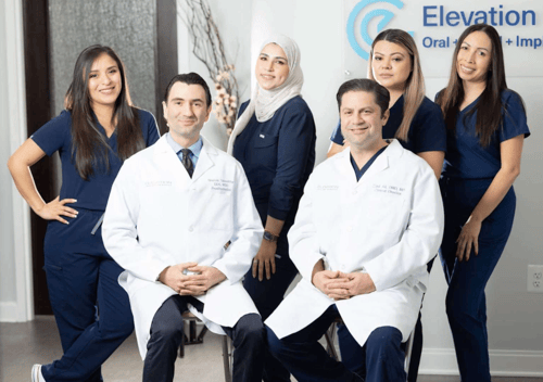 The friendly and professional staff at Elevation Center for Oral, Implant, and Facial Surgery, dedicated to providing exceptional patient care.