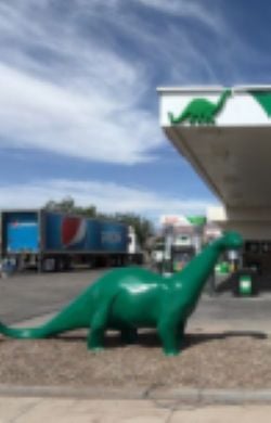 Sinclair Gas Station Fueling Island