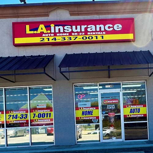 L.A. Insurance Agency TX-005 Office exterior