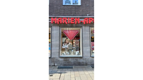 Aussenansicht der Arens Marien Apotheke