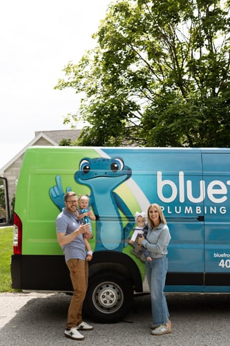 Owners and their girls of bluefrog Plumbing + Drain of Omaha