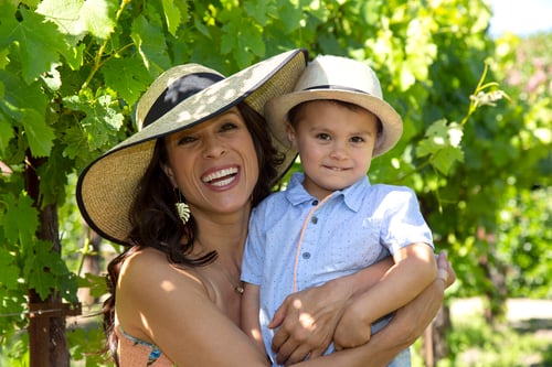 Dr. Angelica Farrell, D.C. and her son Image