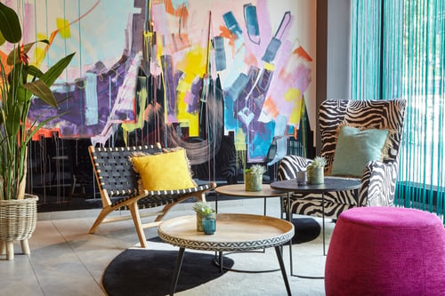 Unsere Lobby im Holiday Inn – the niu, Fusion Hamburg St. Georg