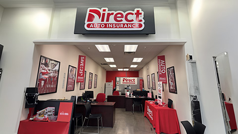 Direct Auto Insurance storefront located at  626 Olive Street SW, Cullman