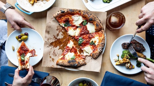 Share a meal at Indaco.