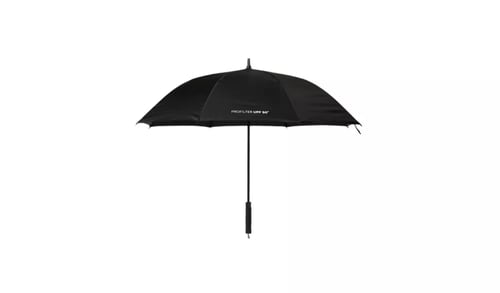 black golf umbrella