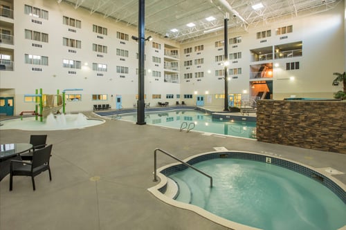 Enjoy some downtime in the whirlpool