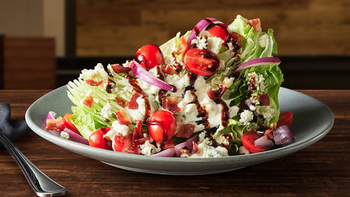 Enjoy a Classic Blue Cheese Wedge Side Salad at Outback  Peachtree City