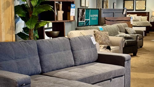 Woodbury Slumberland Furniture small sectional