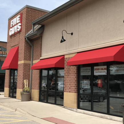 Five Guys at 20505 N. Rand Road in Kildeer Illinois.