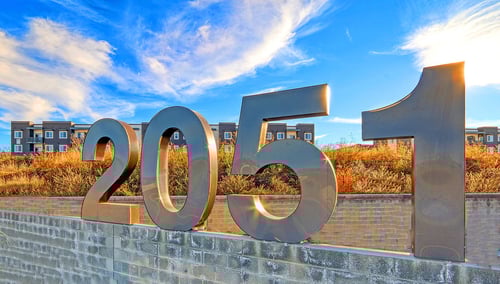 Property Signage at 2051 Apartments, Prescott, AZ