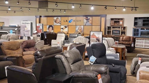 Des Moines Slumberland Furniture La-Z-Boy recliners