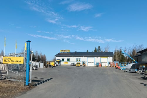Ramirentin Tornion konevuokraamo.