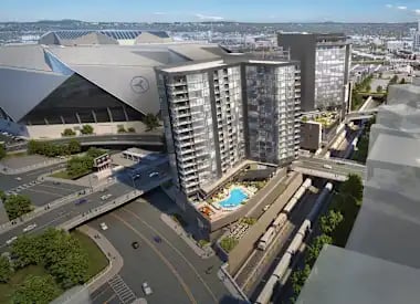 Aerial View at The Mitchell in Atlanta