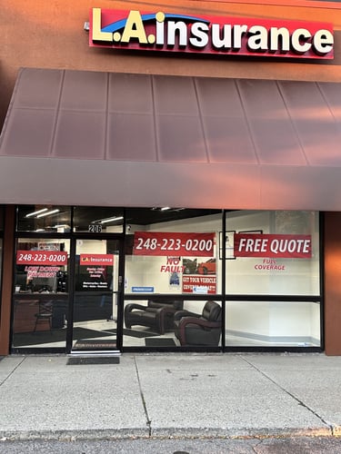 L.A. Insurance  MI-262 Office Exterior