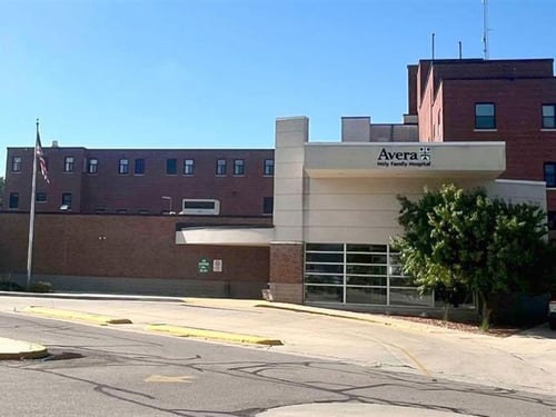Avera Holy Family Hospital building in Estherville, IA