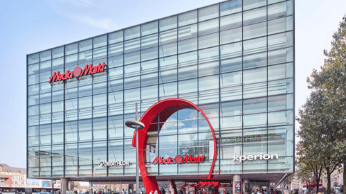 Eingang MediaMarkt Tech Village Hamburg