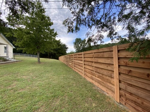 horizontal fence
