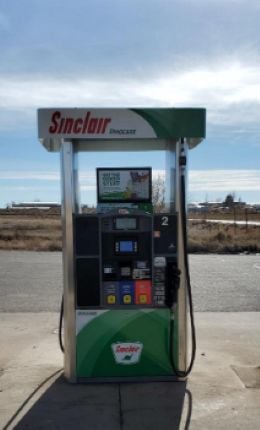 Sinclair Gas Station Fueling Island