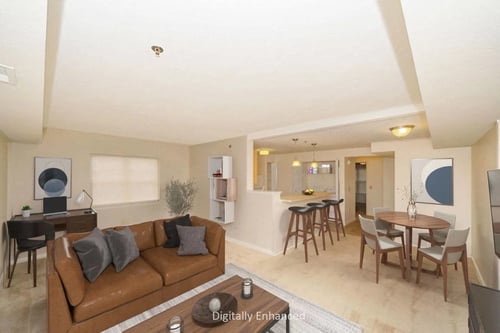 Living Room at Limestone Creek Apartment Homes in Madison, AL 35756