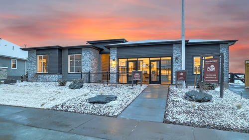 The Ferrara new construction home in Hilltop at Inspiration in Aurora, Colorado.