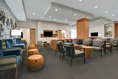 Enjoy a craft cocktail, beer or wine at our inviting lounging area