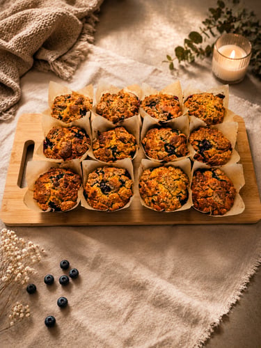 Muffins Myrtilles