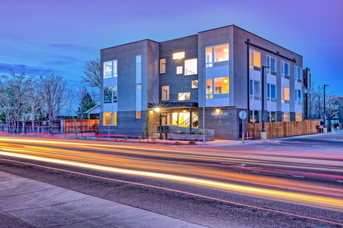 Building Exterior 1 at Sloan's Place Apartments in Denver, CO 80214