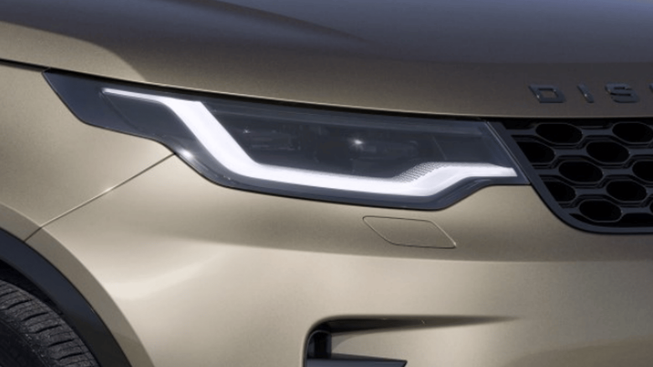 Land Rover front headlight