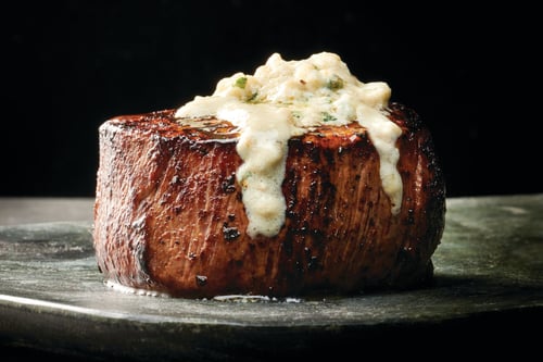 Morton's Center-Cut Filet Mignon with Blue Cheese Butter