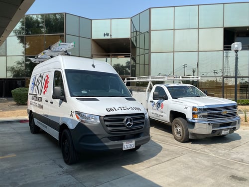 MRV Service Air Inc. service vehicles