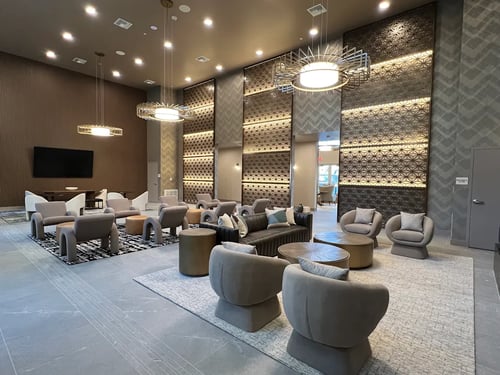 Lobby at Coya in Las Vegas, NV