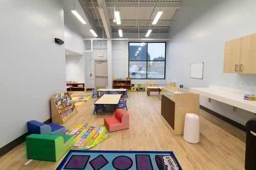 Bayer YMCA Early Childhood Education Center room.