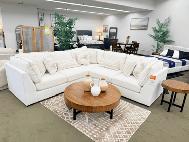 New modular cozy sectionals. Warm and inviting sectionals great for families and entertaining. Visit Slumberland Burlington for stylish and comfortable sectionals for everyday use.