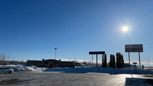 Street view of Slumberland Furniture Store in Thief River Falls,  MN