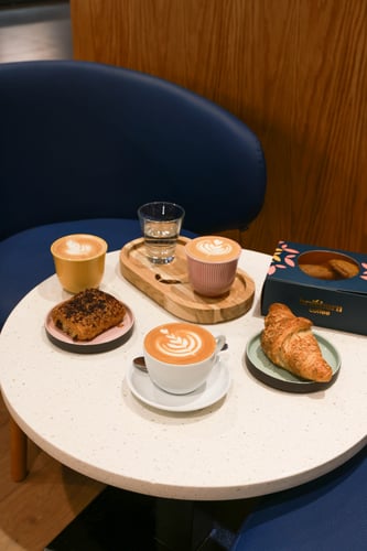 Braeburn Café barista coffee and fresh baked goods