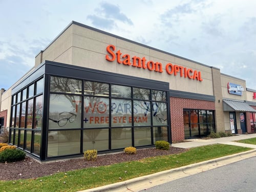 Storefront at Stanton Optical store in Madison, WI 53719