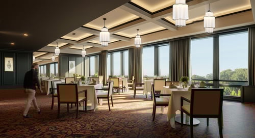 Missouri Athletic Club Clayton dining area