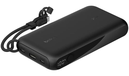 black belkin power bank