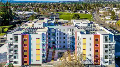 Apartment complex at 888 Fourth Street Apartments, Santa Rosa, CA