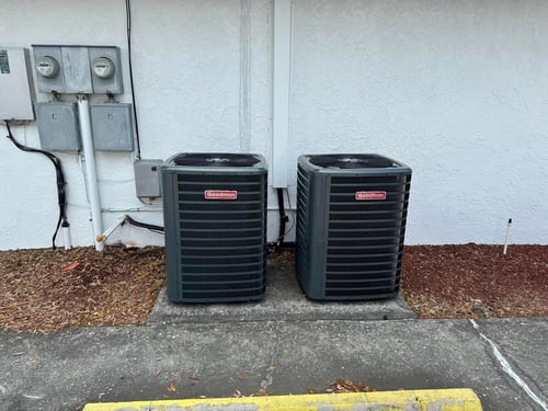 Dual AC units installation