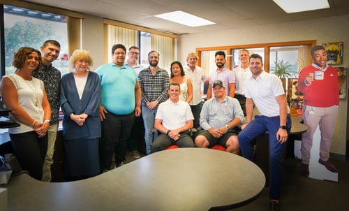 employees at Kevin Bohlig State Farm Insurance office in bloomington, mn