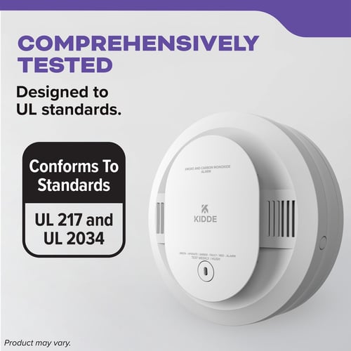 Comprehensively tested: Designed to UL Standards. Conforms to standards: UL 217 and UL 2034.