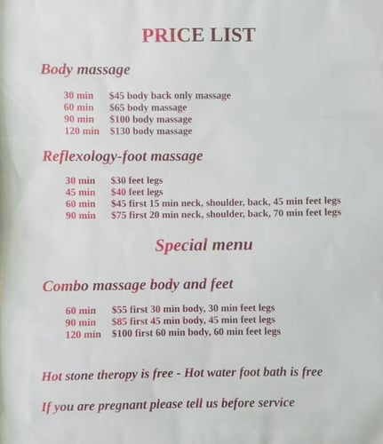 Stop By for a Great Massage for a Great Price

Our massage technique are unique.