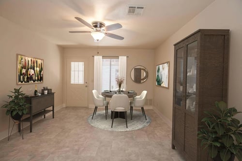 Apartment Interior at Castle Vista Senior Duplex Community in Atwater, CA 95301