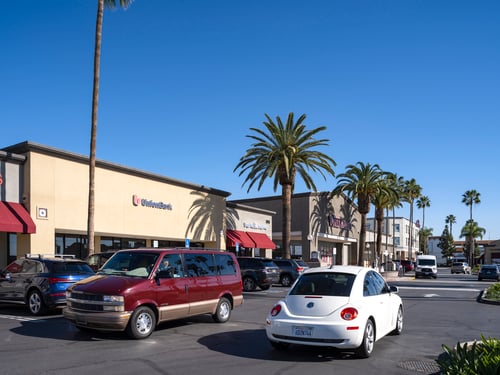 Retail space for lease in Brea, California, Union Bank