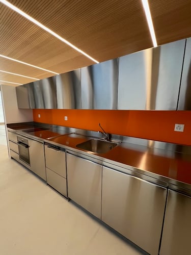 Tavolo Preparazione in Acciaio Inox AISI304