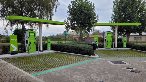 EV charging station Allego Laarne
