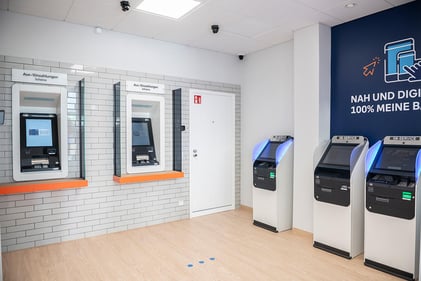 Bild zeigt einen SB-Raum der Berliner Volksbank